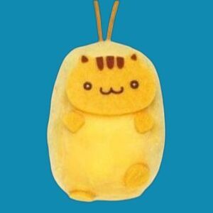 Sanrio Bagel (pompompurin's Squirrel friend) mini plush keychain